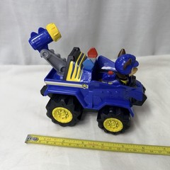 Paw Patrol Dino Rescue Chase Deluxe Cruiser Vehicle Action Figure Police Pup Toy