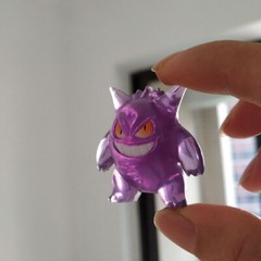 2″ Nintendo Action Figure Tomy Toys Transparent Purple Gengar Rare