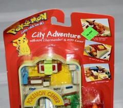 SEALED 1999 Hasbro Pokémon City Adventure Playset #04 Charmander #133 Eevee US14