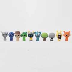 48Pcs 3cm Mini Sprunki Action Figure Cartoon Model Doll Figurines Kids Gift Set