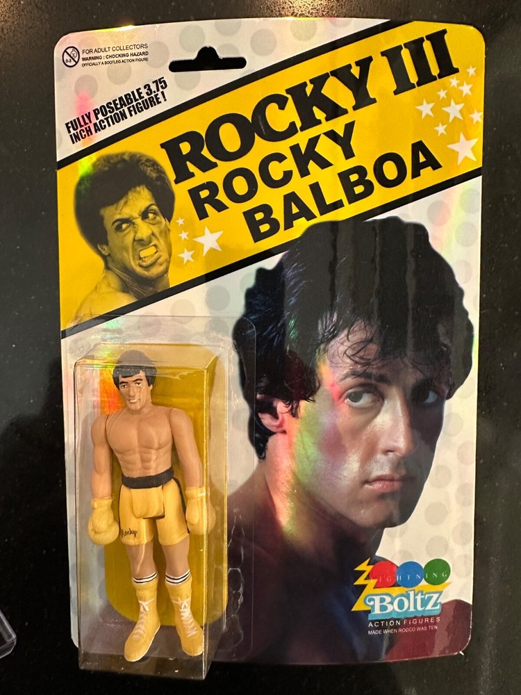 Lightning Boltz Sylvester Stallone Rocky Balboa Rocky III Custom Figure