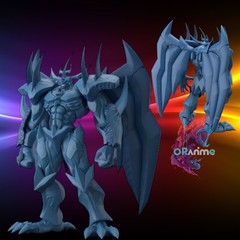 Yu-Gi-Oh Egyptian God Obelisk The Tormentor Figu-Rise Model Kit Amplified Bandai