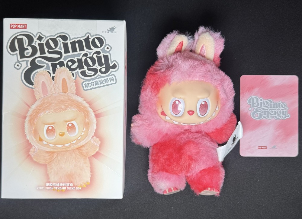LOVE – POP MART Labubu The Monsters Big Into Energy Series Plush Doll Authentic