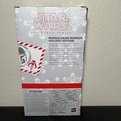 Hasbro Star Wars Mandalorian Warrior Holiday Edition Black Series NEW/SEALED