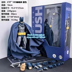 Hot-New CT Toys No.105 Hush Batman Blue Ver. 1/12 Action Figure Boxed US STOCK