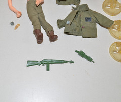 Vintage 1966 TOPPER TOYS THE TIGERS Action Figure Lot 6.5″ Tall With Accessories