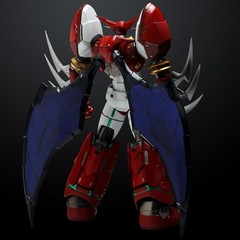 RIOBOT Shin Getter 1 Non-Scale Diecast ABS Painted Action Figure Sentinel Japan