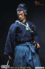 WOLFKING Miyamoto Musashi Samurai 12in Action Figure Doll Model WK89004A