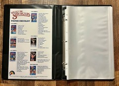 LJN Poster Binder Holds 80 LJN Posters WWF WWE Comes With Checklist High Quality