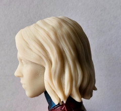 SYDNEY SWEENEY HEAD SCULPT UNPAINTED 1/12 1/10 1/6
