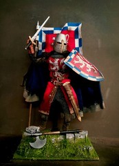 12″ CUSTOM SIR WILLIAM WALLACE, MEDIEVAL SCOTTISH REBEL KNIGHT 1/6 FIGURE IGNITE