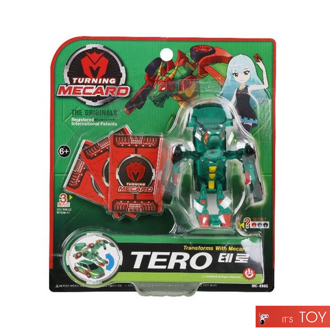 Turning Mecard TERO Green ver Dragon Transforming Korean Robot Car Mecanimal Toy