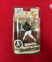McFarlane Toys Cooperstown Series 8 Rickey Henderson A’s Figure w/ Bat