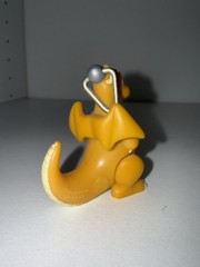 Pokémon Dragonite Plastic Figurine Figure, Orange Yellow Blue White, Burgerking
