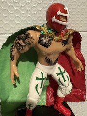 Templario (Tricolor ) Wrestler 7 in Lucha Action Figure Mexican Toys HANDMADE