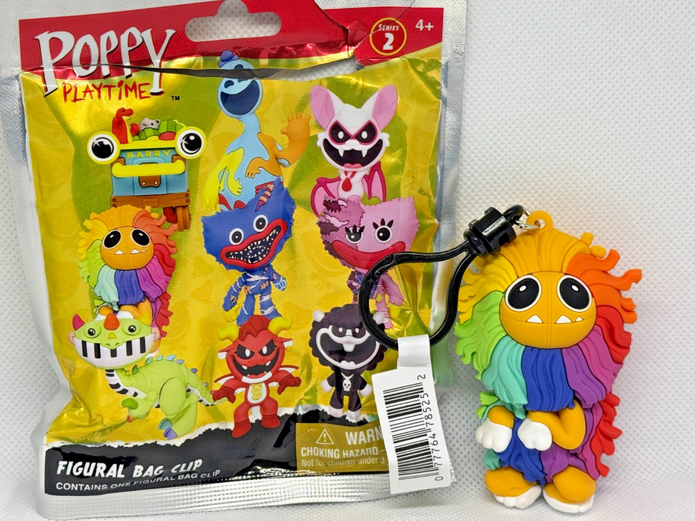YARNABY Poppy Playtime Figural Bag Clip Keychain Series 2 Monogram OPEN BOX NEW