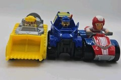 Paw Patrol Small Plastic & Die Cast Vehicle Lot Of 5