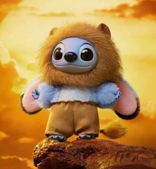 POP MART Stitch Adventure Series Vinyl Plush Pendant Free shipping