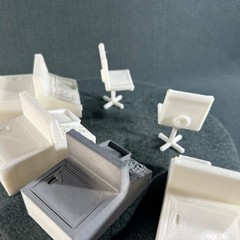 Sci Fi Control Room Computer Desk Chair Action Figure Accessory Lot
