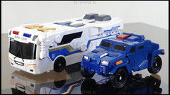 Metal Cardbot S Season2 BLUE COP TRINITY + GLOBER Set Transformer Robot Toy 2024