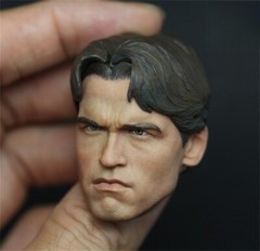 1:6 Young Arnold Schwarzenegger Actor Head Sculpt Fit For 12″ M35 Action Figure