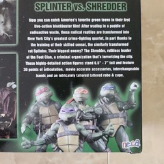 NECA TMNT 1990 Movie Splinter & Shredder 7″ Action Figure 2-Pack – New In Box