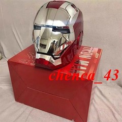 US Stock!! Autoking Iron Man Helmet MK5 1/1 Voice-controlled Mask Transform Gift