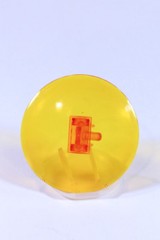 Custom clear ORANGE Energy SHIELD for 6in. figure 1:12 PHOTON resin