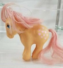 MLP My Little Pony G1 Vintage: My Pretty Pony 10 inch Peachy Hearts 1982 Hasbro