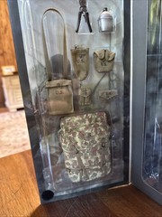 Did Corp WW2 George Puller MG Gunner USMC 1st Marine Regiment 1/6 Figure A80034