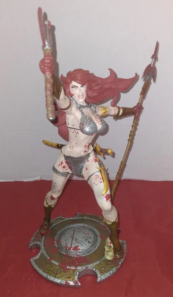 RED SONJA 45TH ANNIVERSARY STATUE BERZERKER LTD #11 of 250
