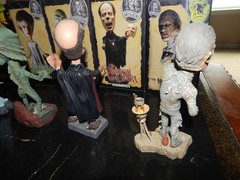 UNIVERSAL MONSTERS BOBBLEHEADS COMPLETE SET 7 NECA 2006 CREATURE PHANTOM MUMMY +