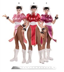 MS-015A: Star Man 1/6 Street Fighter Chun-li Female Action Figure (Red Version)