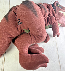 1996 Jurassic Park The Lost World T-Rex Dinosaur Full Body Hand Puppet Chomp Jaw