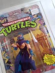 1988 Playmates TMTN Shredder (Soft Head) Series 1/ 10 Back Pop Up Display CAS 80