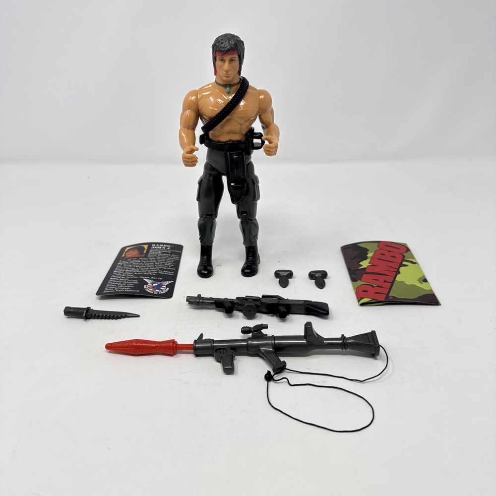 1986 Coleco Rambo Force of Freedom JOHN J RAMBO – 100% Complete
