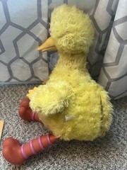 RARE Big Bird TYCO Story Magic Talking Plush 20″ Sesame Street + Tapes & Books