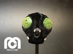 NEW MEGO THE FLY FLOCKED HEAD FOR 8 INCH FIGURE BODY 1/9 scale (M73)