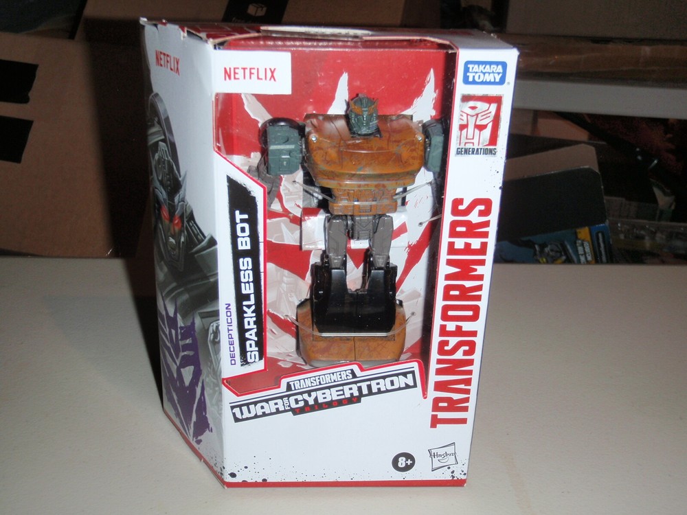 Transformers Decepticon Sparkless Bot Netflix 5″ War for Cybertron Figure New