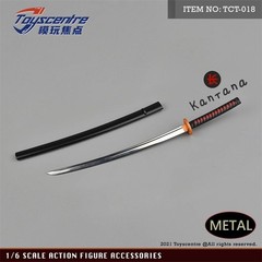 1/6 scale Katana Japanese Samurai Sword For Miyamoto Musashi 12″ Action Figure