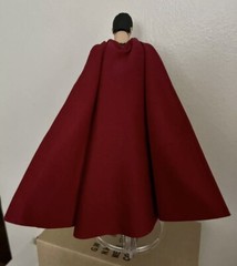 custom superman wired dark red cape 1/12 DC multiverse mcfarlane NOT FIGURE