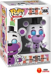 Games FNAF Funko Pop Helpy 366 PERFECT MINT Box Tracked w/ Protector