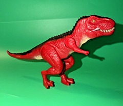 Adventure Force Mini Mighty Megasaur Wacky Chomp! Toy Red T-Rex Dinosaur ROARS!