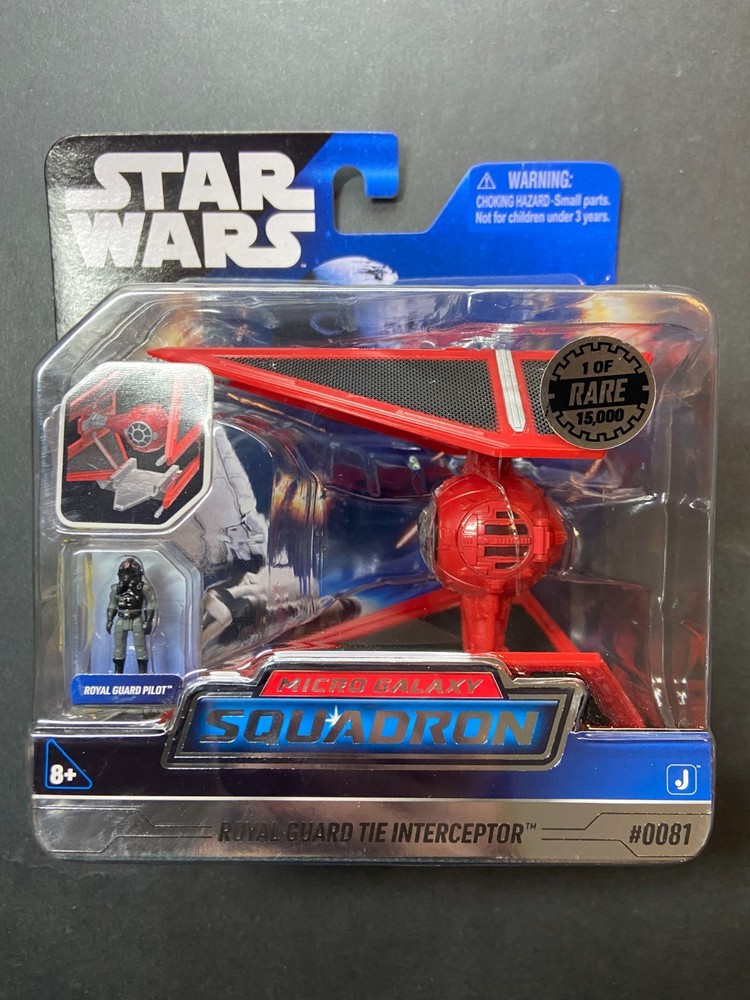 Star Wars Micro Galaxy Squadron ROYAL GUARD TIE INTERCEPTOR #0081 Rare 1/15,000