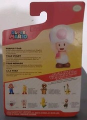 NEW Super Mario PURPLE TOAD 2.5″ EXCLUSIVE Jakks Pacific Nintendo Figure NIB