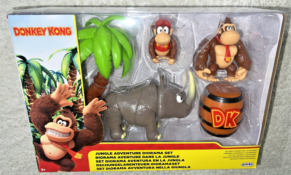 DONKEY KONG JUNGLE ADVENTURE DIORAMA SET **NEW RELEASE**
