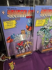PLACO TOYS ROB LIEFELD YOUNGBLOOD MINI FIGURES BADROCK PHOTON SHAFT COMBAT 1995.