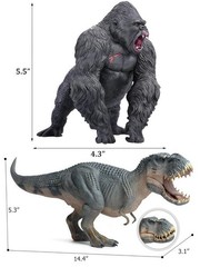 Gemini&Genius King Kong Toys Vastatosaurus Rex Dinosaur World Toys Ponte de pie