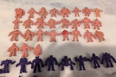Vintage Lot of 56 Flesh Color Muscle Men M.U.S.C.L.E. Figures Mattel 1 Transform