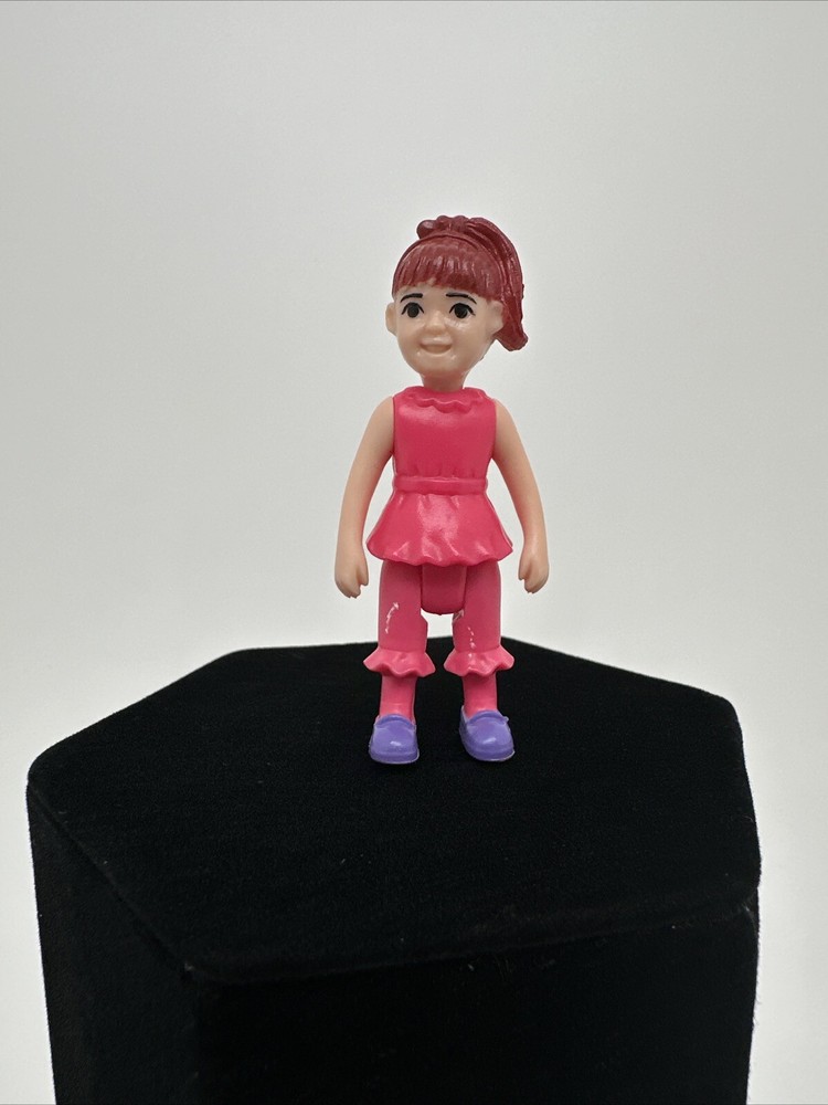 Mini pink doll ponytail girl toy figure 2.5 In…55